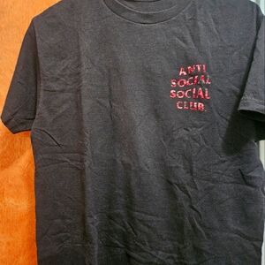 Away Black and Red Short Sleeve Tee